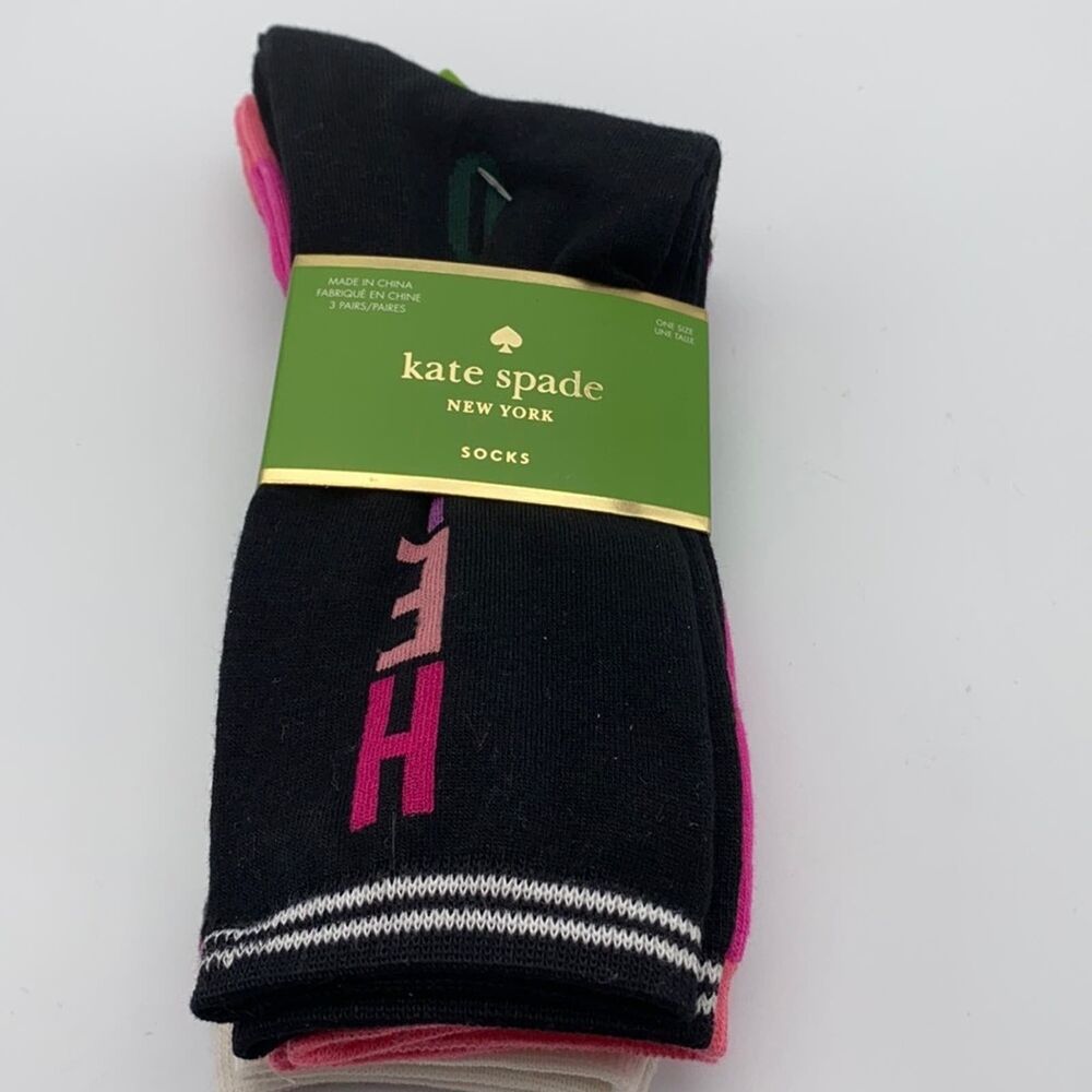 Kate Spade Socks 3 Pack